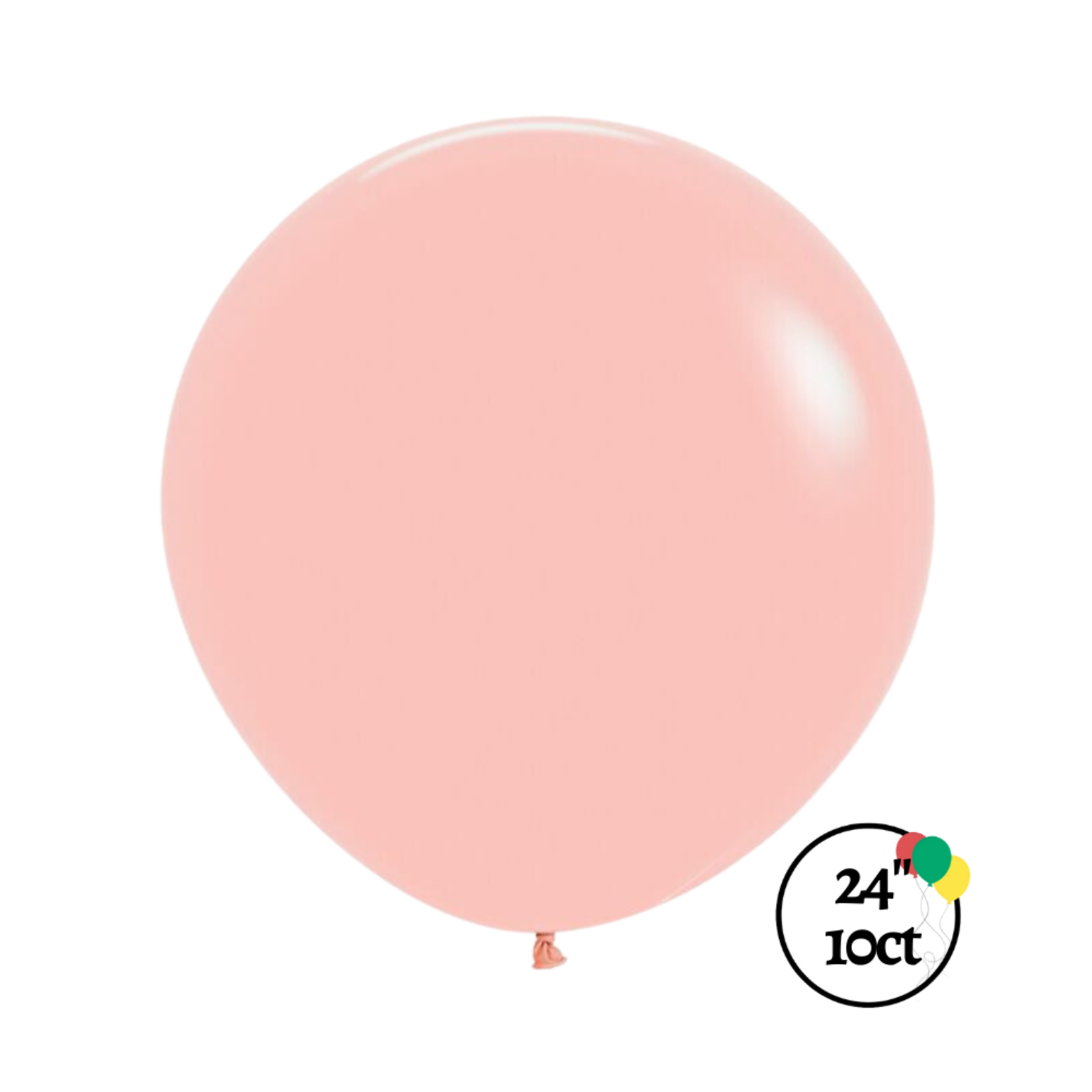 Sempertex Sempertex 24" Pastel Matte Melon 10ct Balloons