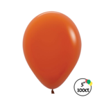 Sempertex Sempertex 5" Deluxe Sunset Orange 100ct Balloons
