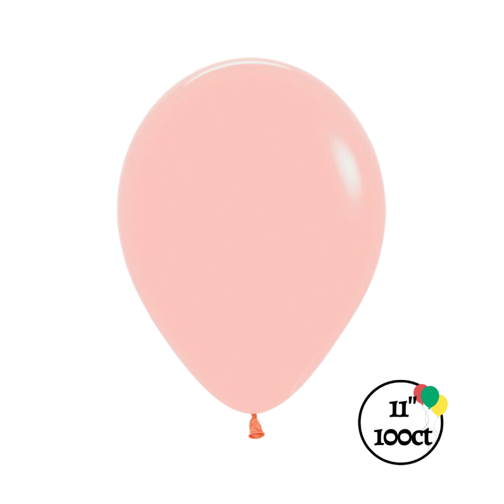 Qualatex Sempertex 11" Pastel Matte Melon 100ct Balloons