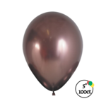 Betallatex Sempertex 5" Reflex Truffle 100ct Balloons