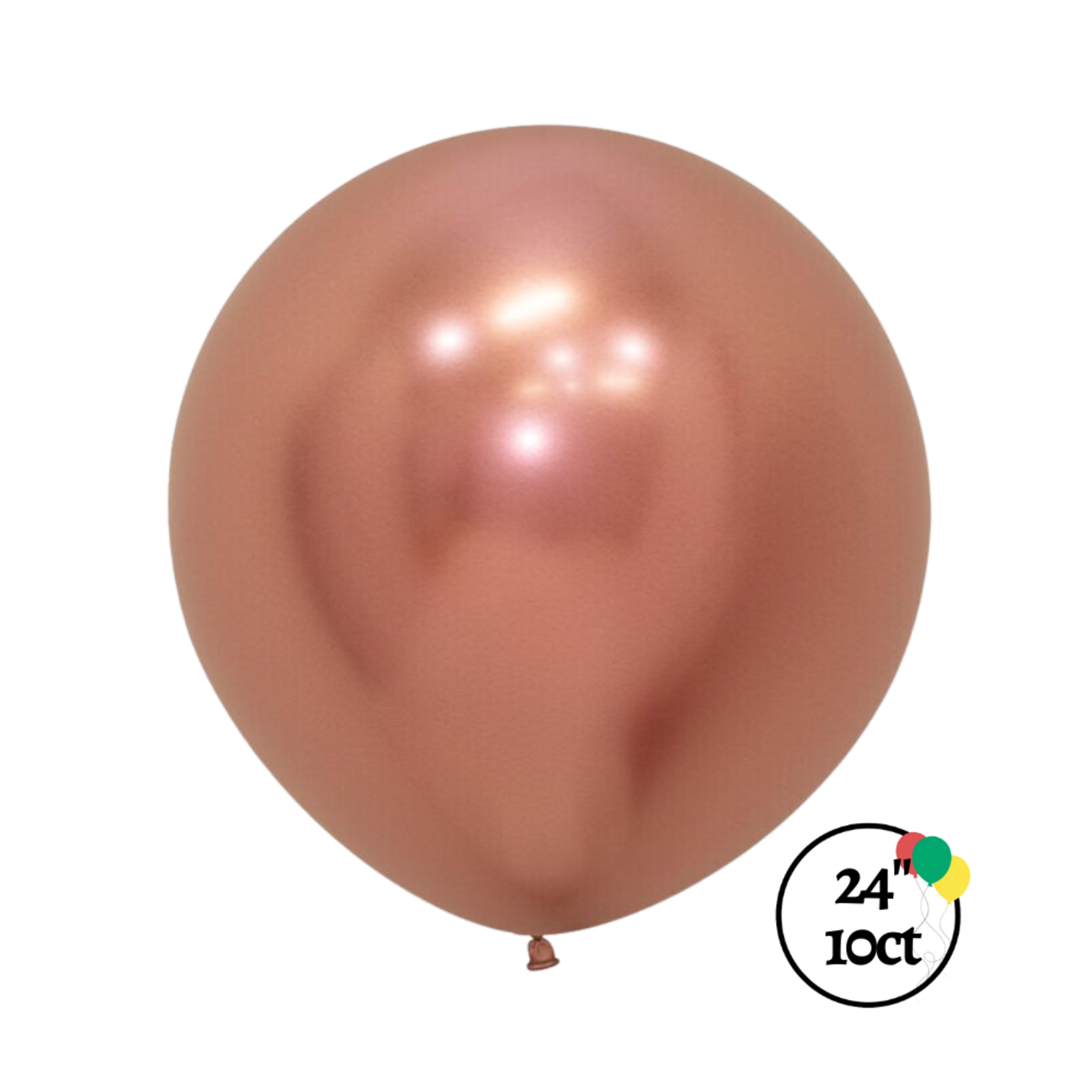 Betallatex Sempertex 24" Reflex Rose Gold 10ct Balloons