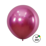 Betallatex Betallatex 24'' Reflex Fuchsia 10ct Balloons