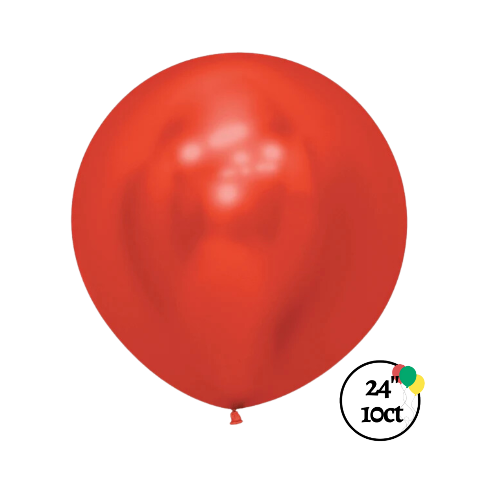 Betallatex Sempertex 24" Reflex Crystal Red 10ct Balloons