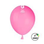 Gemar Gemar 5" Neon Pink 100ct.