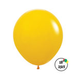 Sempertex Sempertex 18'' Deluxe Honey Yellow 25ct Balloons