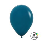 Sempertex Sempertex 11" Deluxe Deep Teal 100ct Balloons