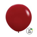 Sempertex Sempertex 24'' Deluxe Imperial Red 10ct Balloons