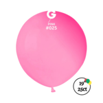 Gemar Gemar 19" Neon Pink 25ct. Balloon