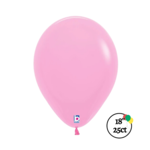 Sempertex Sempertex 18'' Fashion Bubble Gum Pink 25ct Balloons