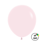 Sempertex Sempertex 18'' Pastel Matte Pink 25ct Balloons