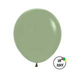 Sempertex Sempertex 18'' Deluxe Eucalytus 25ct Balloons