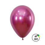 Sempertex Sempertex 18'' Reflex Fuchsia 15ct Balloons