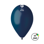 Gemar Gemar 12" Navy Balloons 50ct.