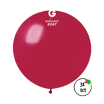 Gemar Gemar 31" Burgundy Balloon
