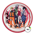 Naruto 9" Round Plates