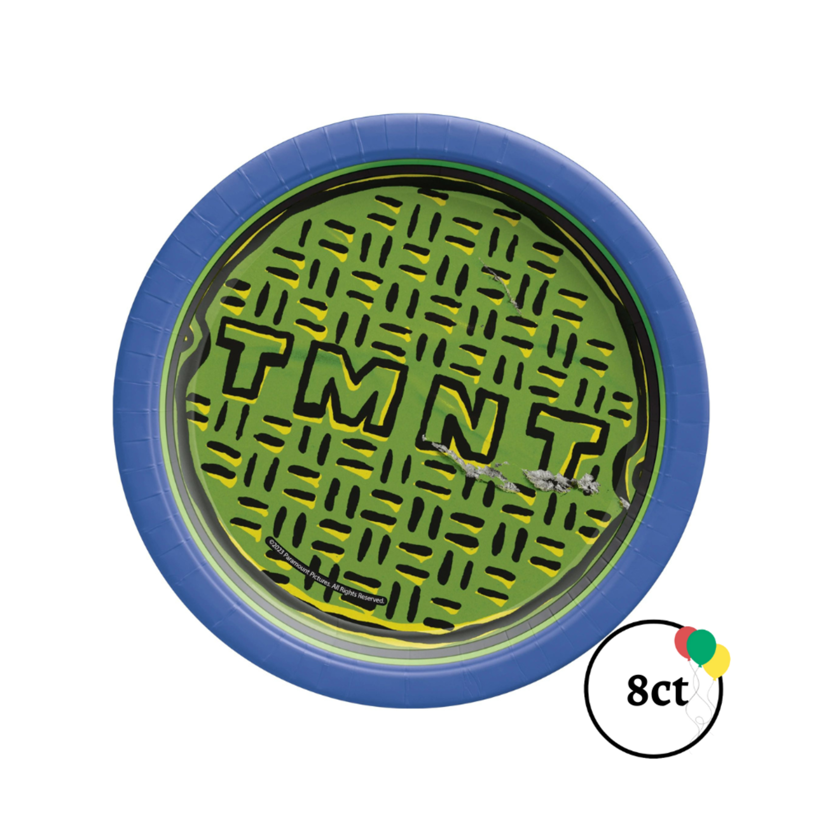TMNT 7" Cake Plates 8ct