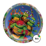 TMNT 9" Dessert Plates 8ct