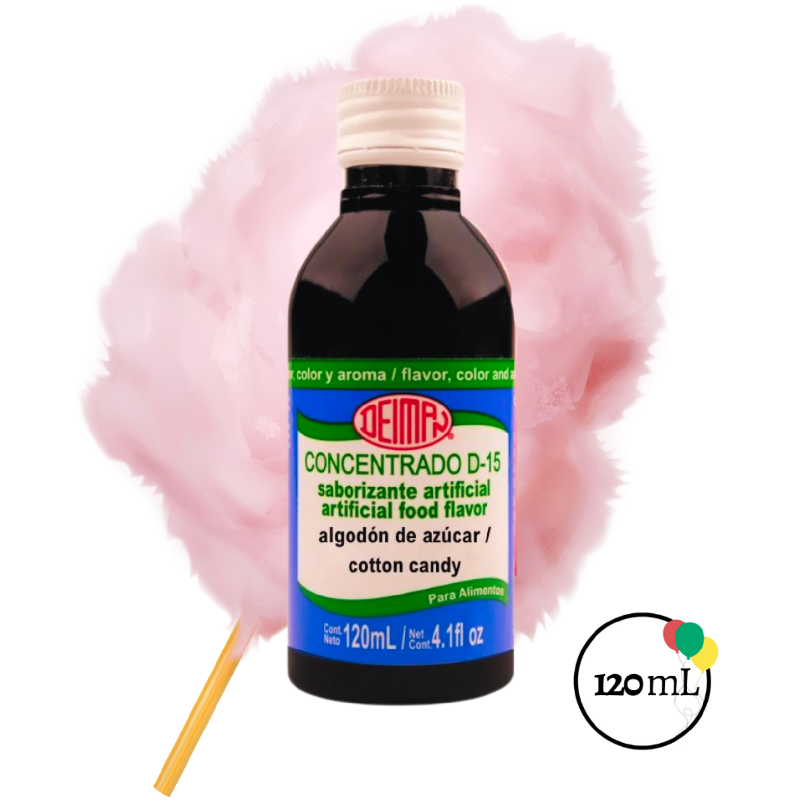 Deiman Deiman Concentrado Algodon De Azucar / Cotton Candy 120ml