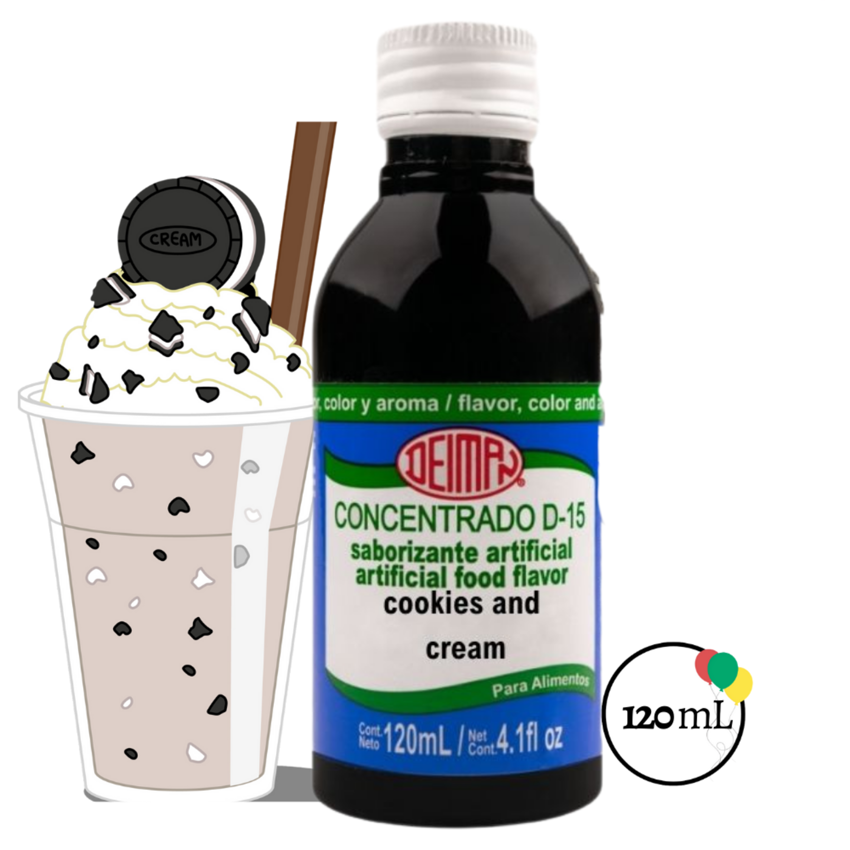 Deiman Deiman Concentrado Cookies and Cream 120ml