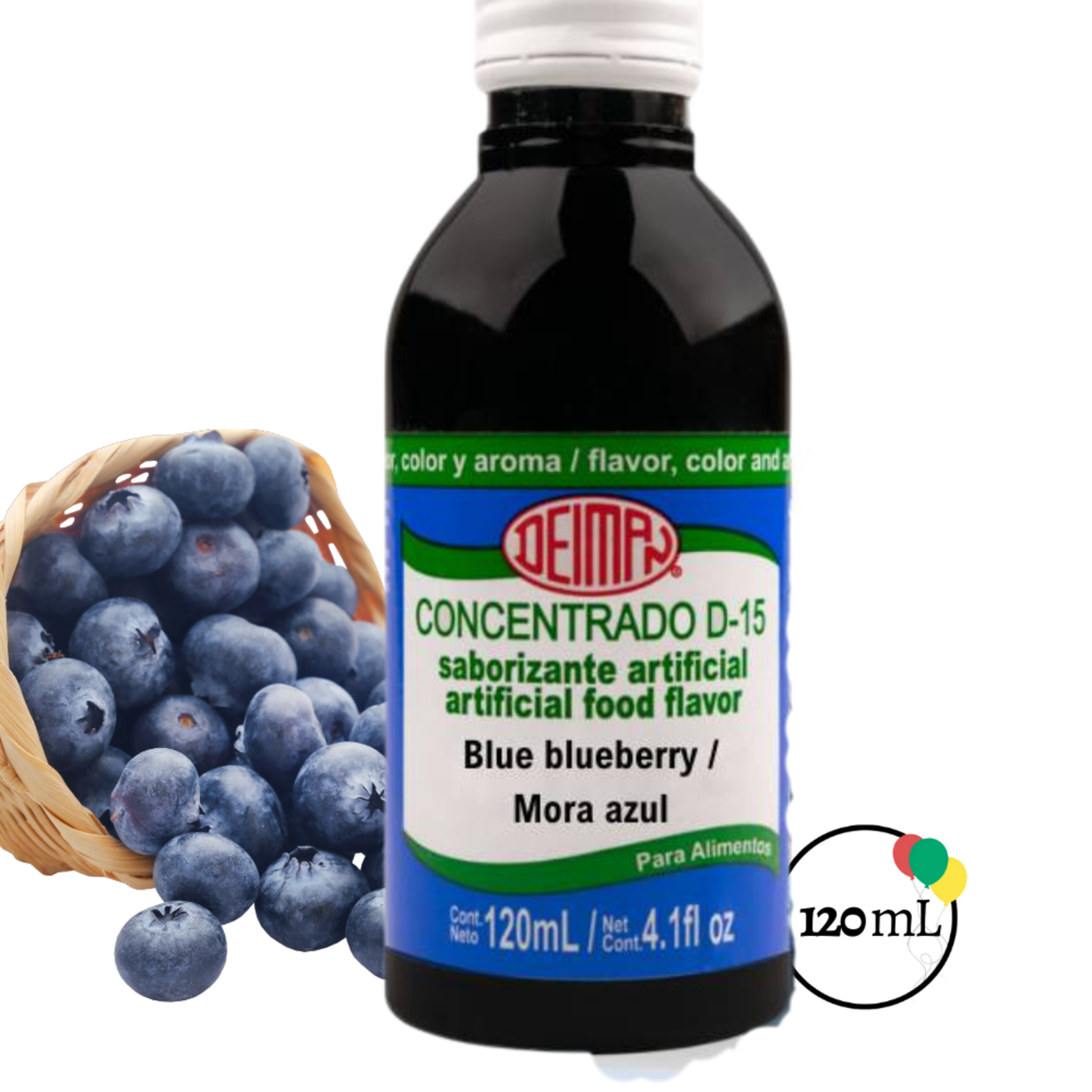 Deiman Deiman Concentrado Mora Azul / Blueberry 120ml