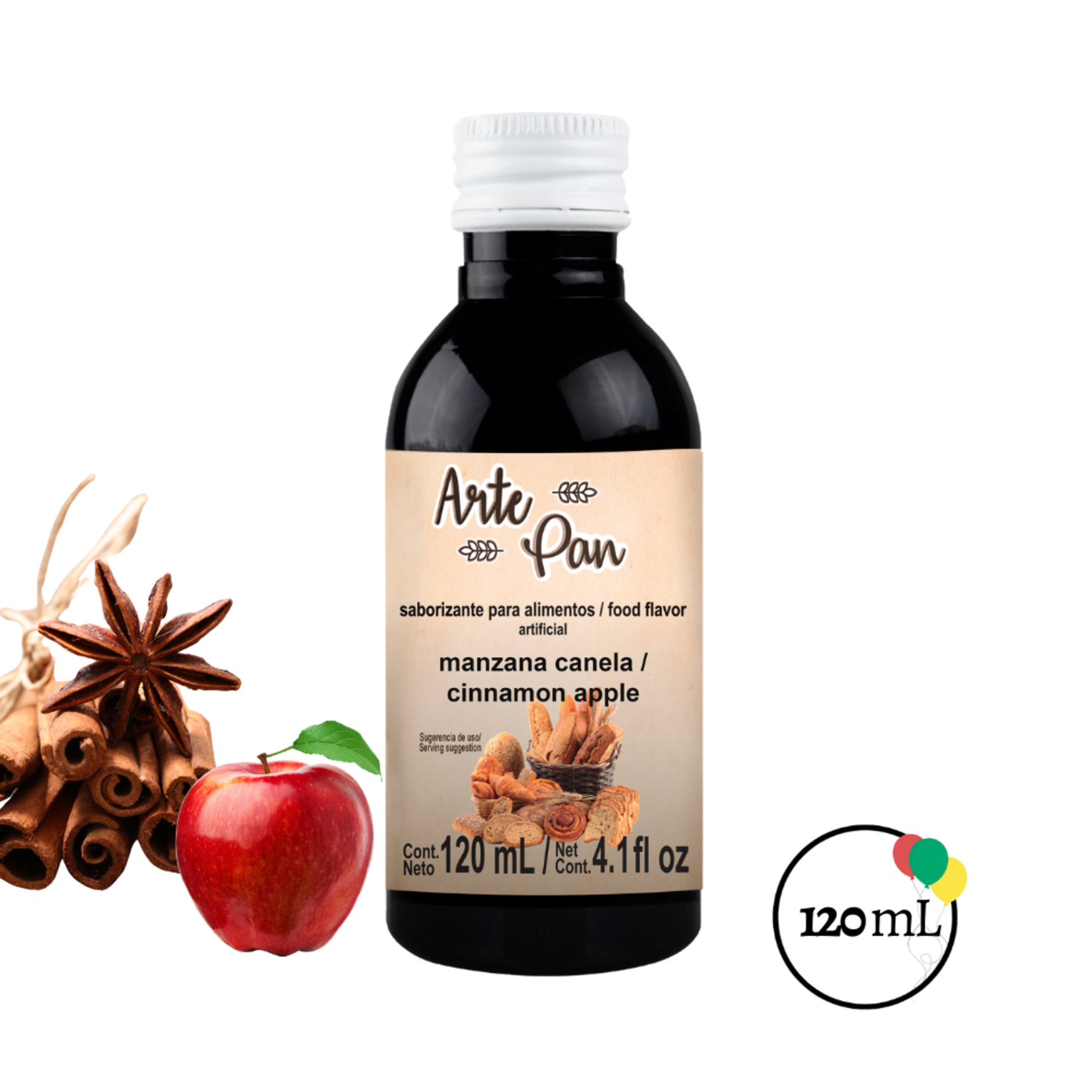 Deiman Deiman Arte Pan Manzana Canela 120ml