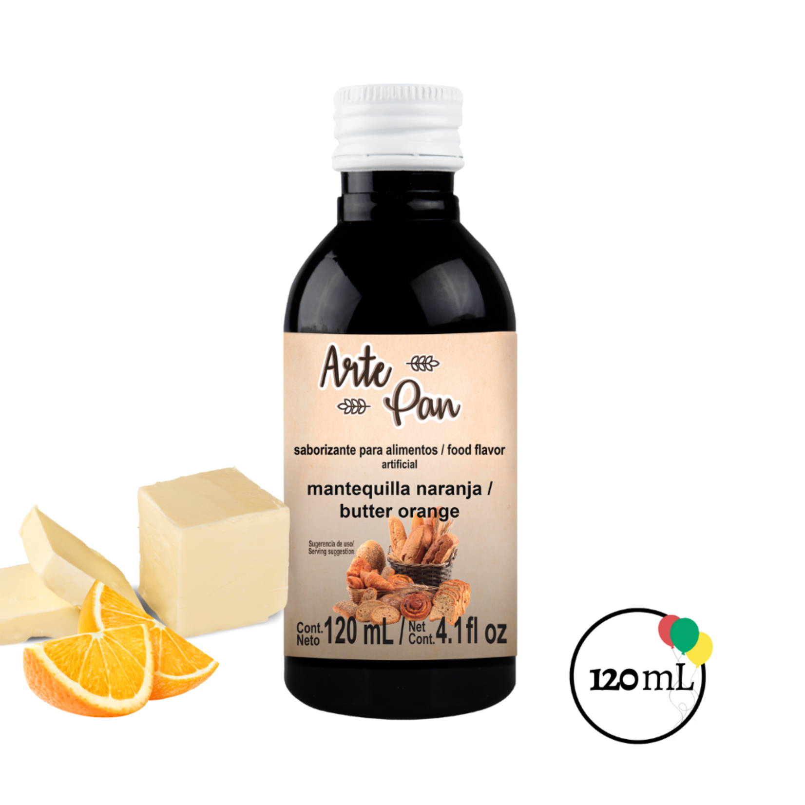 Deiman Deiman Arte Pan Mantequilla Naranja 120ml