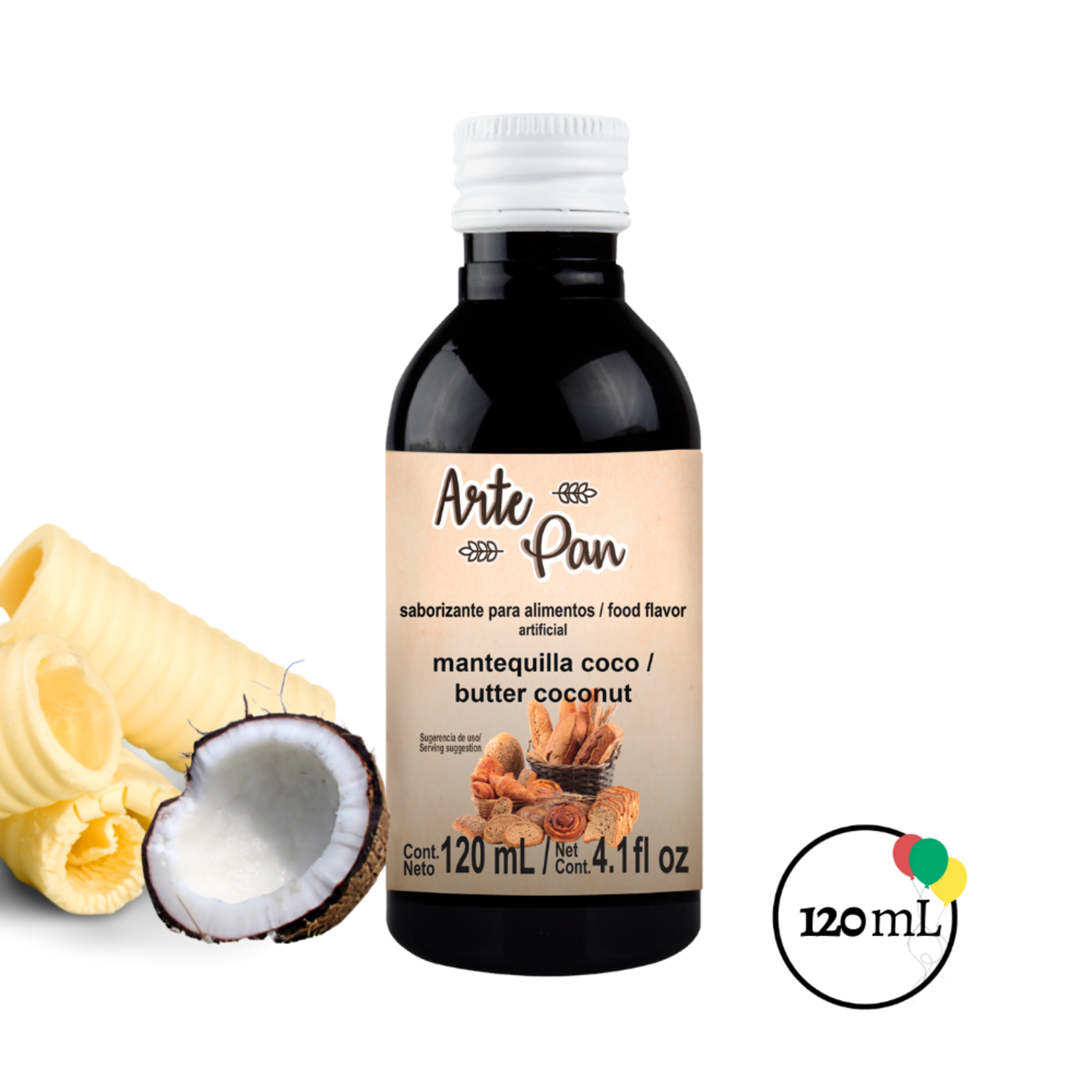 Deiman Arte Pan Mantequilla Coco 120ml