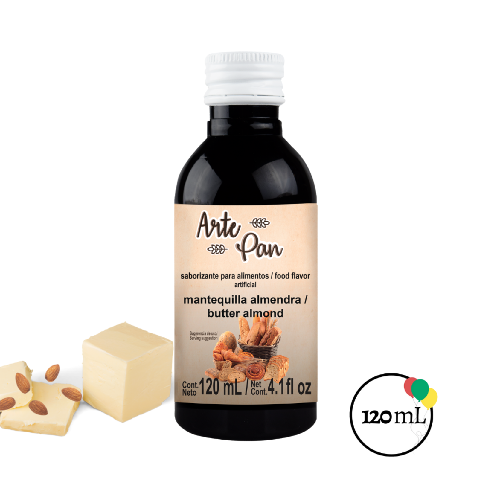 Deiman Deiman Arte Pan Mantequilla-Almendra 120ml