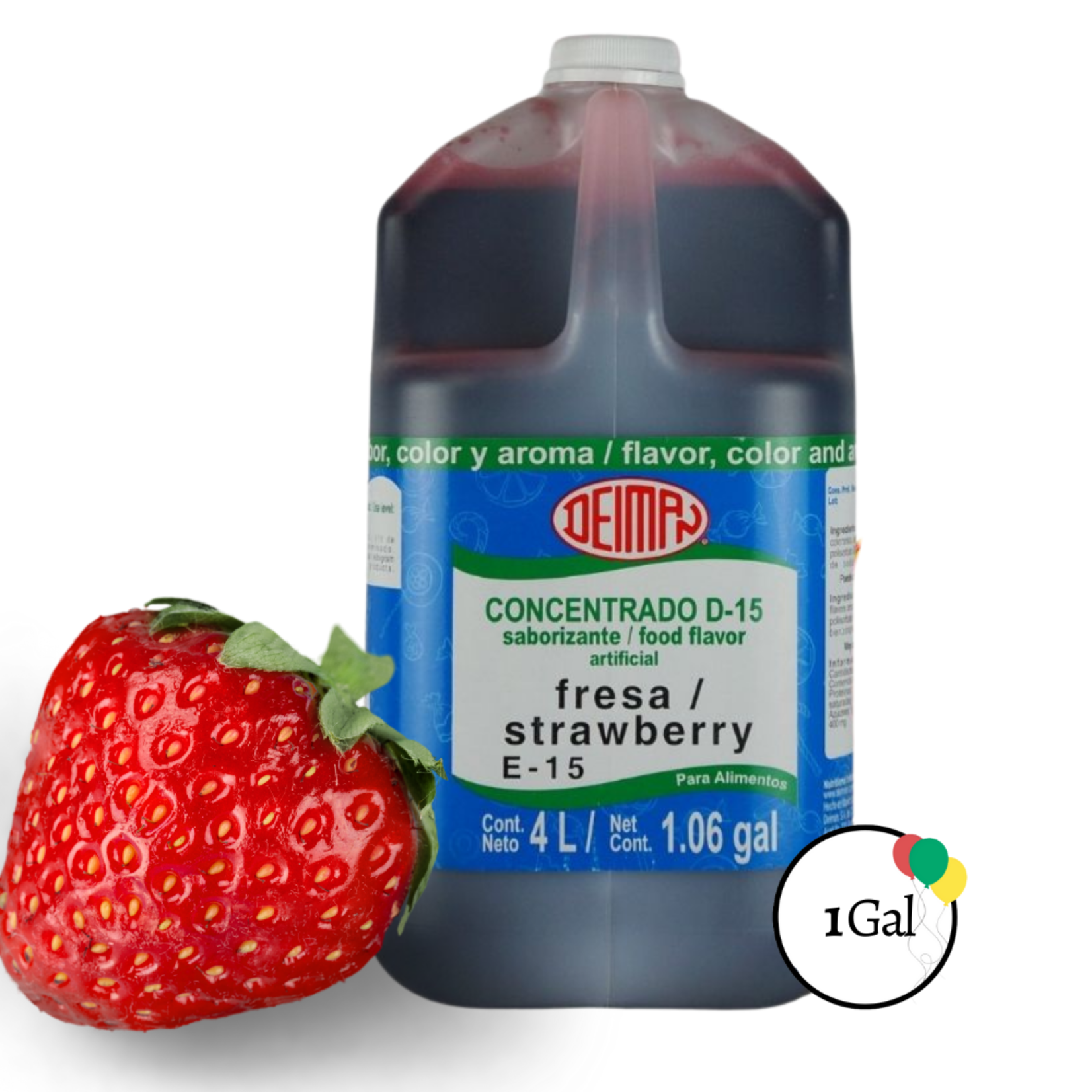 Deiman Deiman Concentrado Fresa/ Strawberry 1.06 Gal