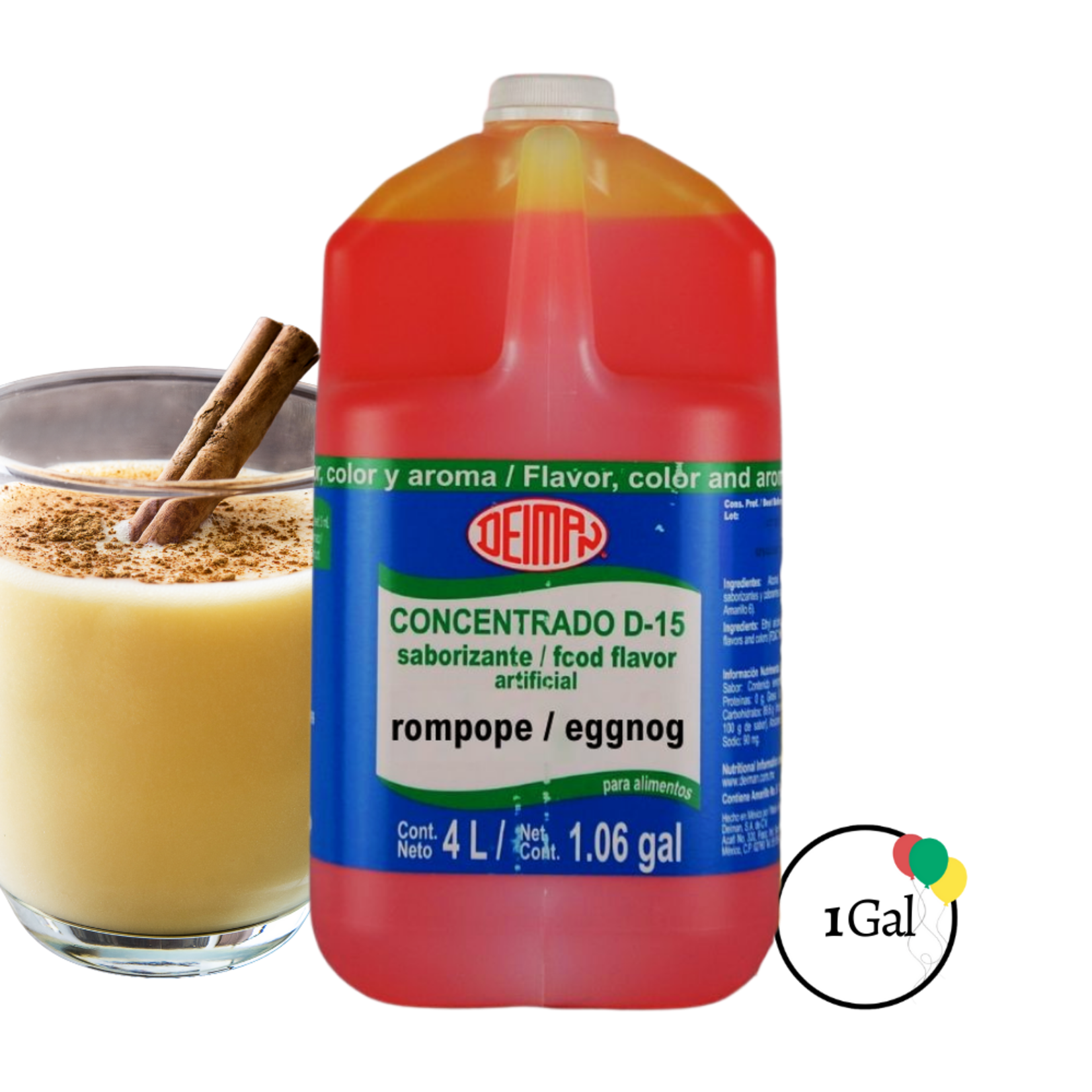Deiman Deiman Concentrado Rompope/Eggnog  1.06 Gal.