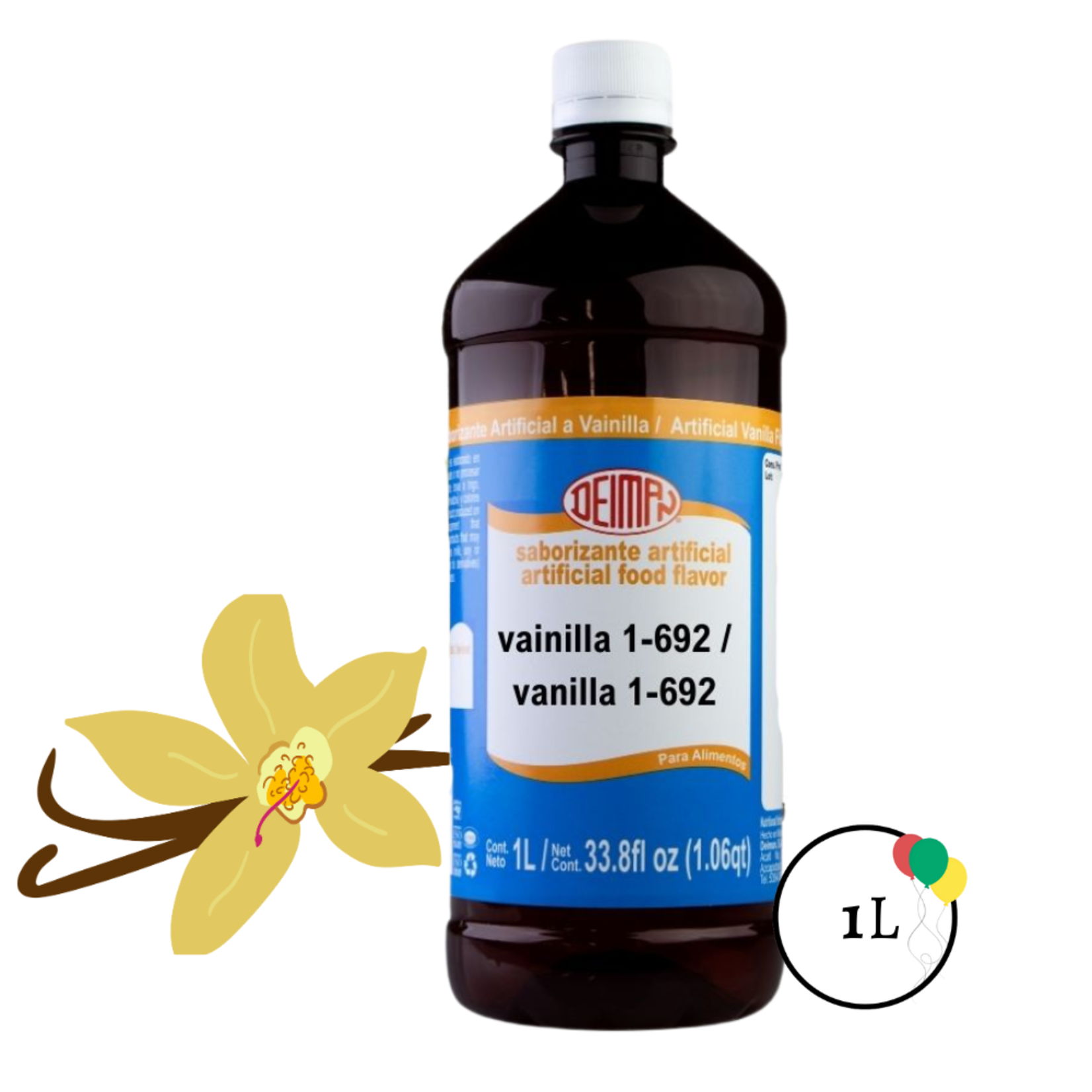 Deiman Deiman Saborizante Vainilla/Vanilla 33.8fl oz.
