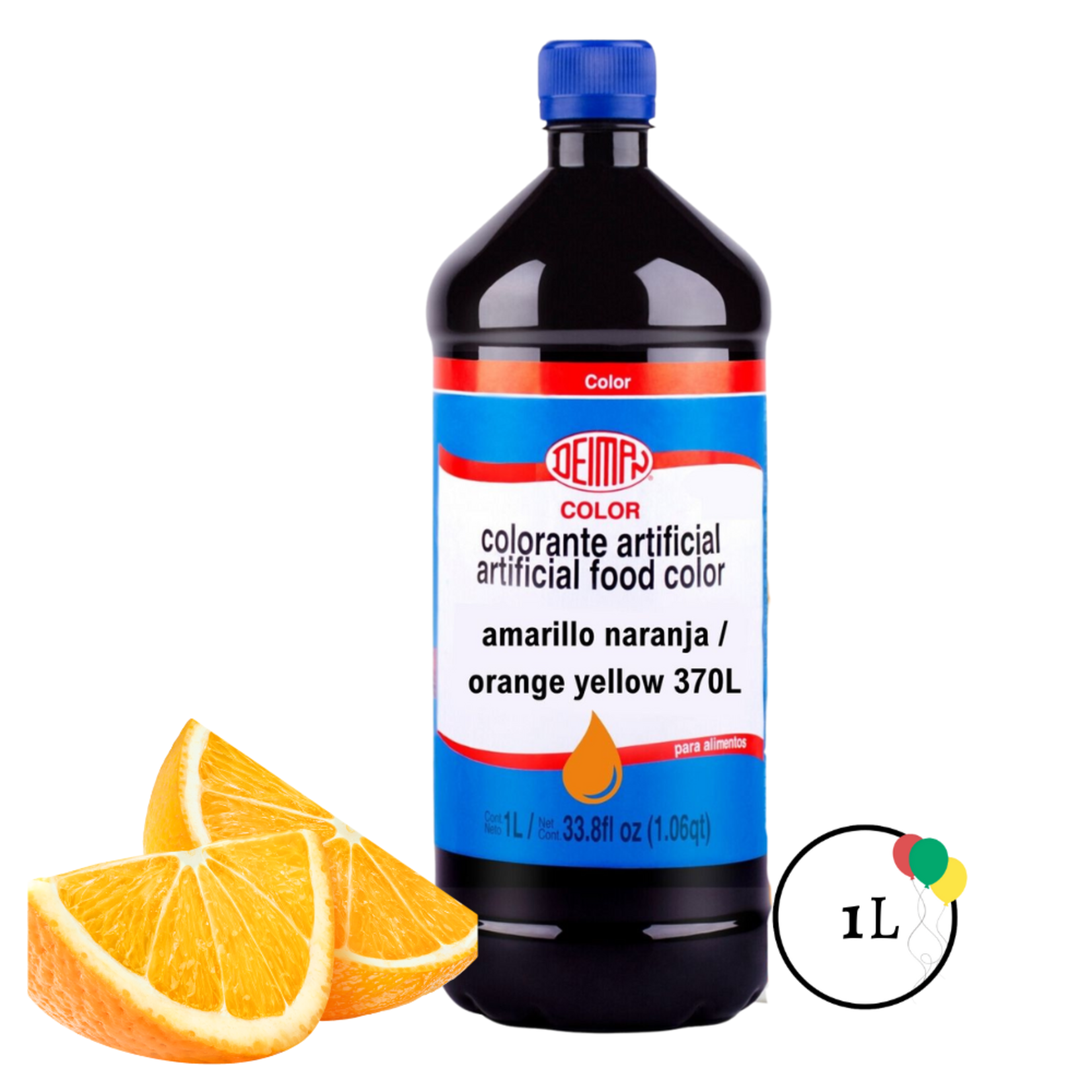 Deiman Deiman Colorante  Amarillo Naranja / Orange Yellow 33.8fl oz.