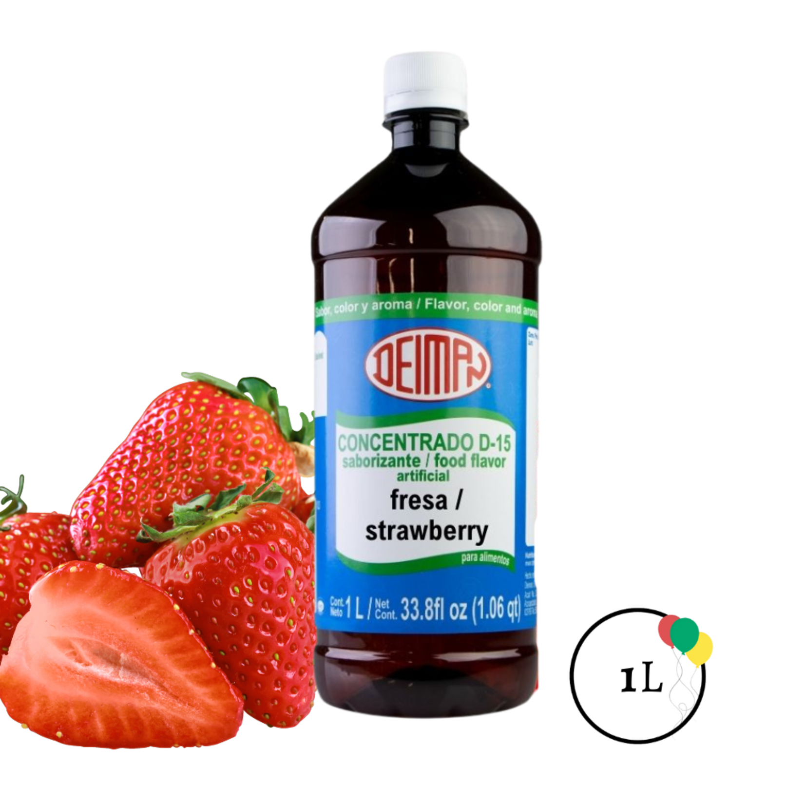 Deiman Deiman Concentrado Fresa /Strawberry 33.8fl oz.
