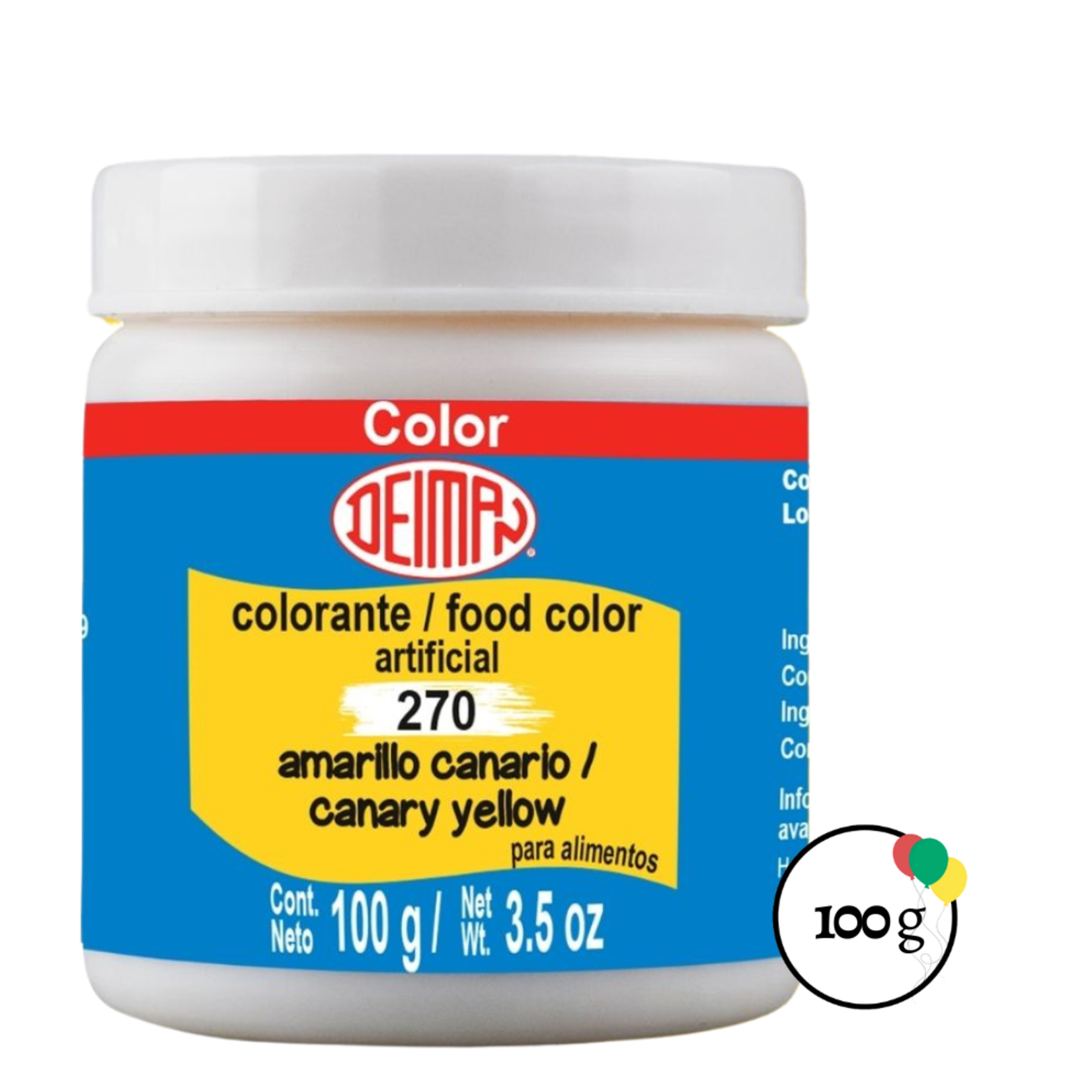 Deiman Deiman Colorante Amarillo Canario/ Canary Yellow 270(Polvo) 3.5oz