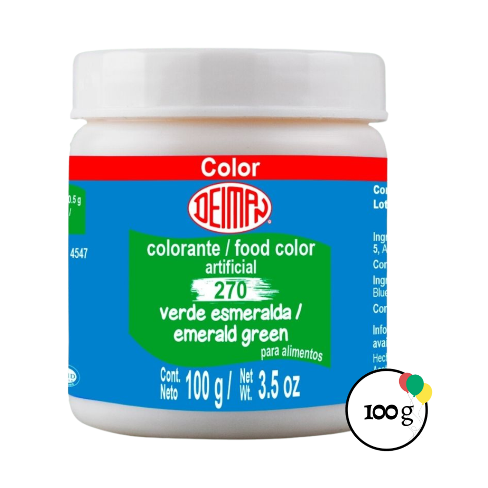 Deiman Deiman Colorante 270  Emerald Green (Polvo) 3.5oz