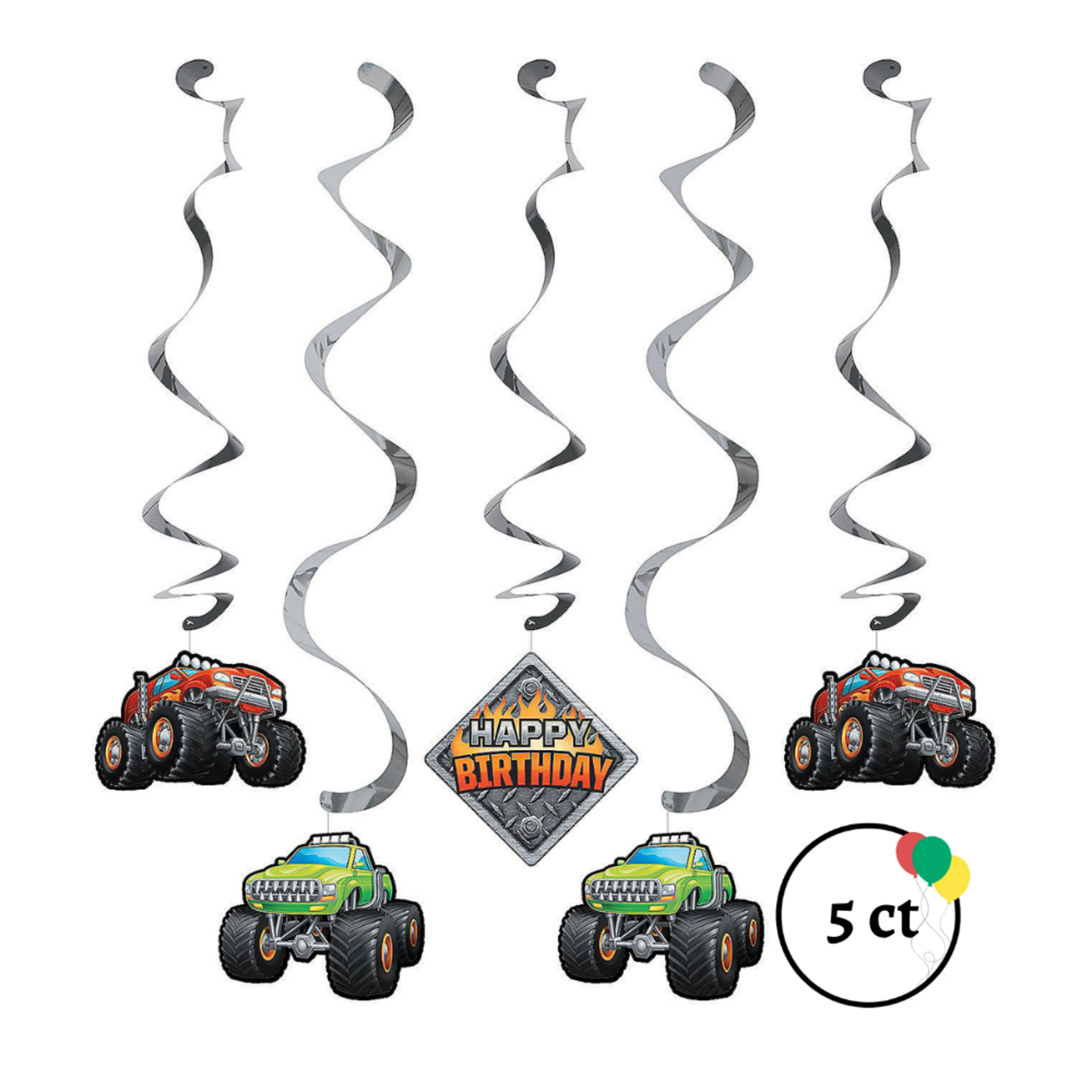 Monster Truck Dizzy Danglers