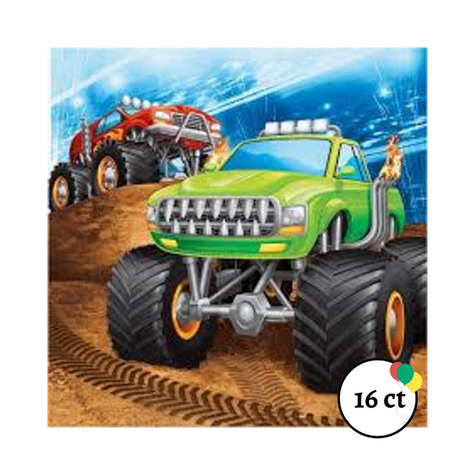 Monster Truck Luncheon Napkins