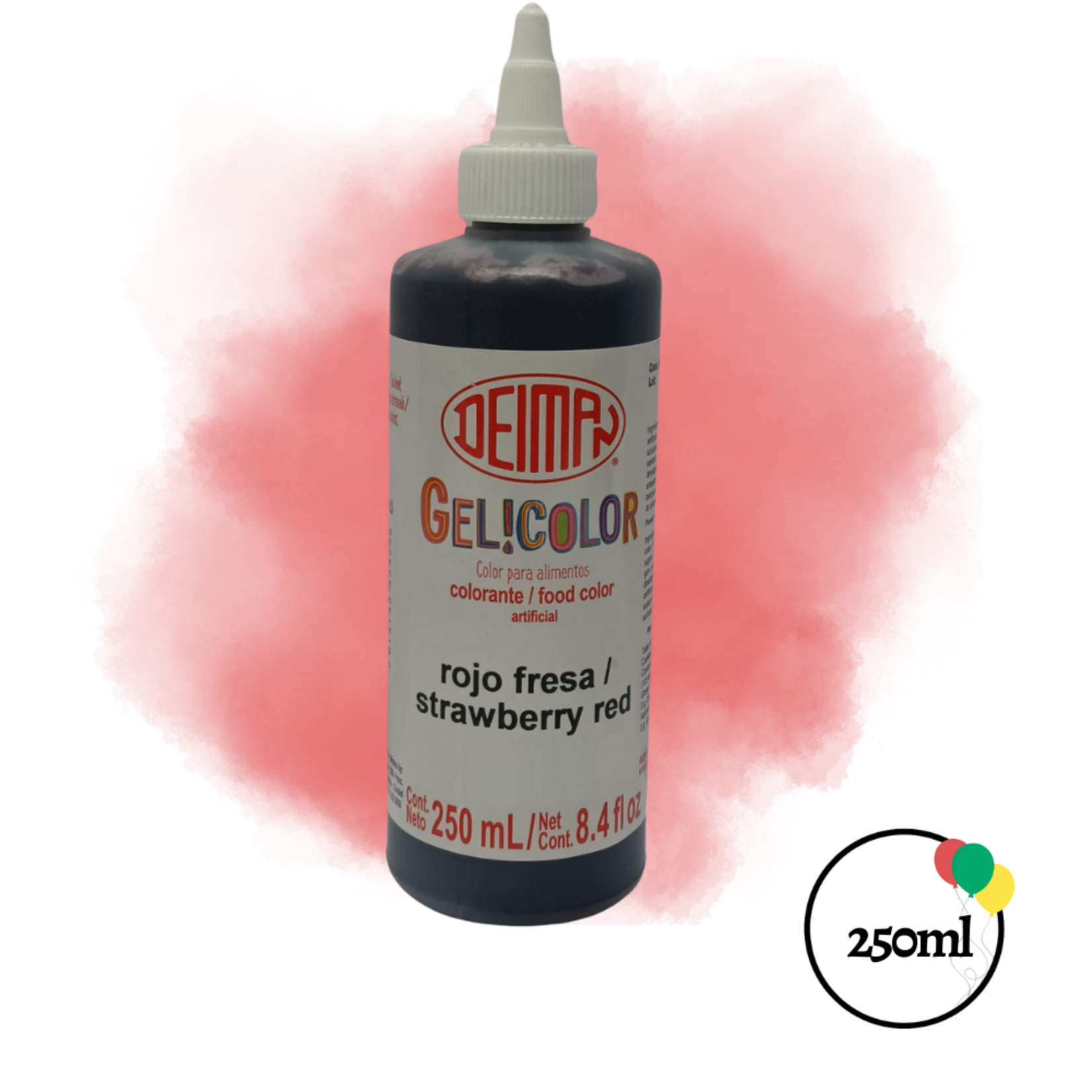 Deiman Deiman Gelicolor Rojo Fresa / Strawberry Red 8.45fl oz.