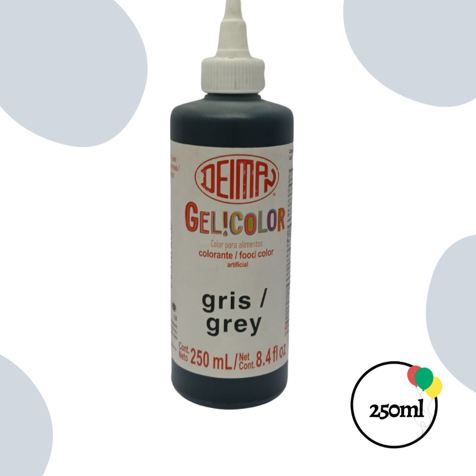 Deiman Deiman Gelicolor Gris/Grey 250ml