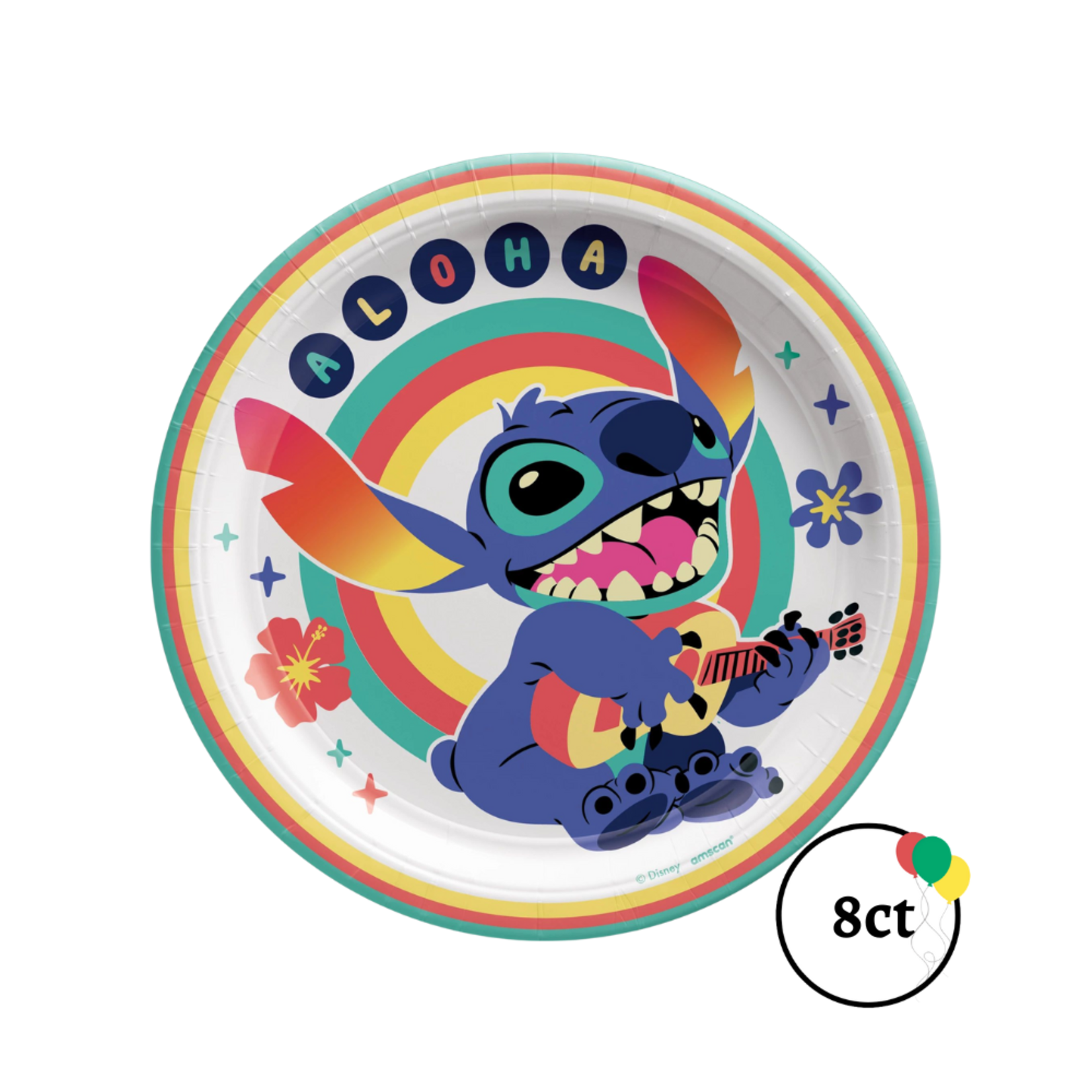 Stitch 7" Round Plates