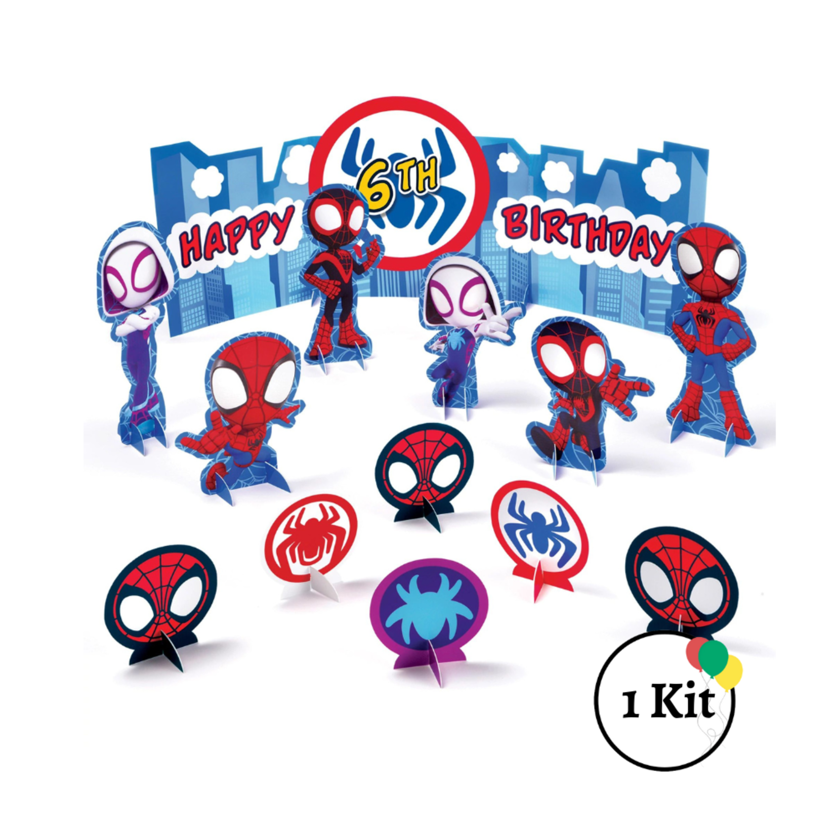 Spidey and His Amazing Friends Table Kit Decoration