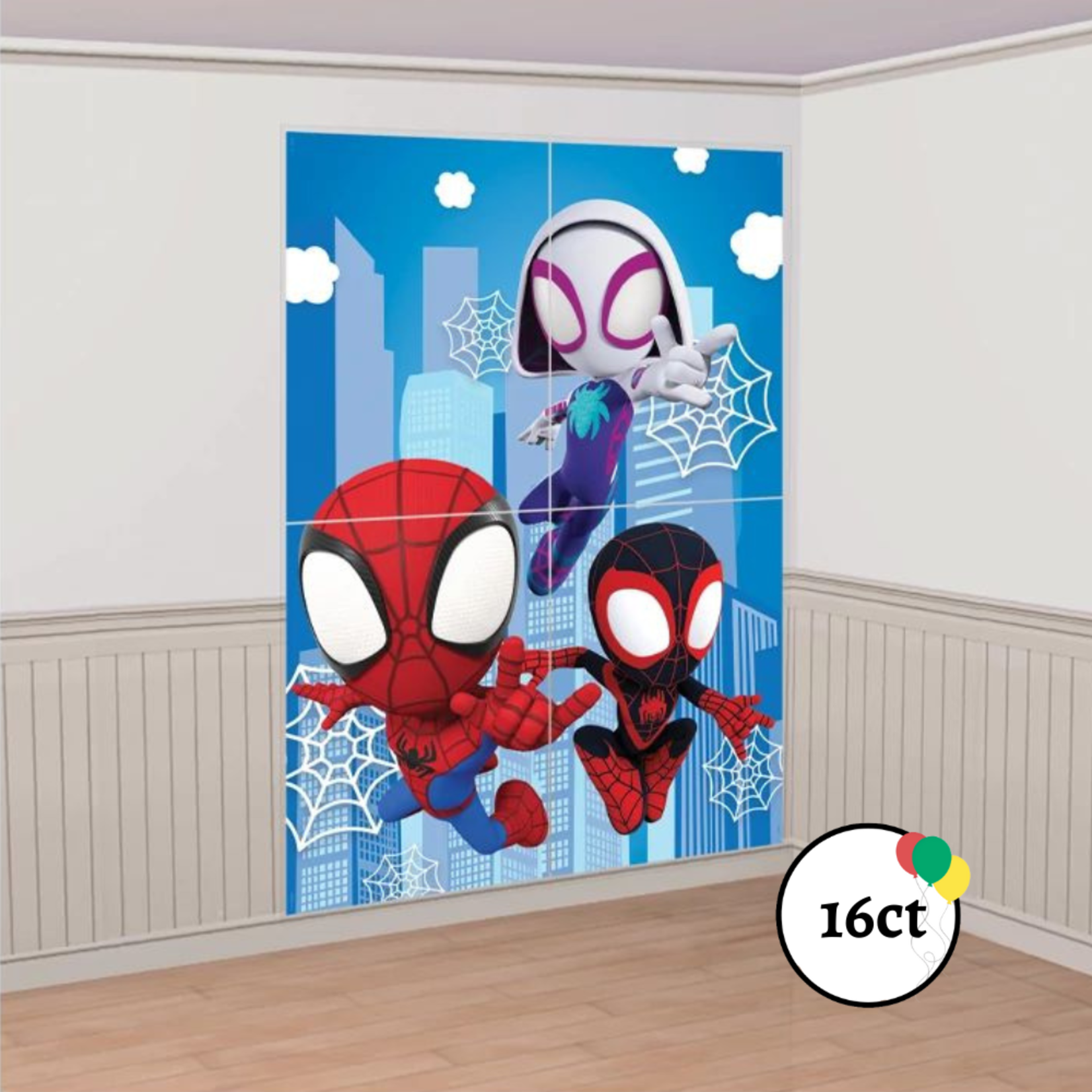 Spidey and His Amazing Friends Scene Setter with Props