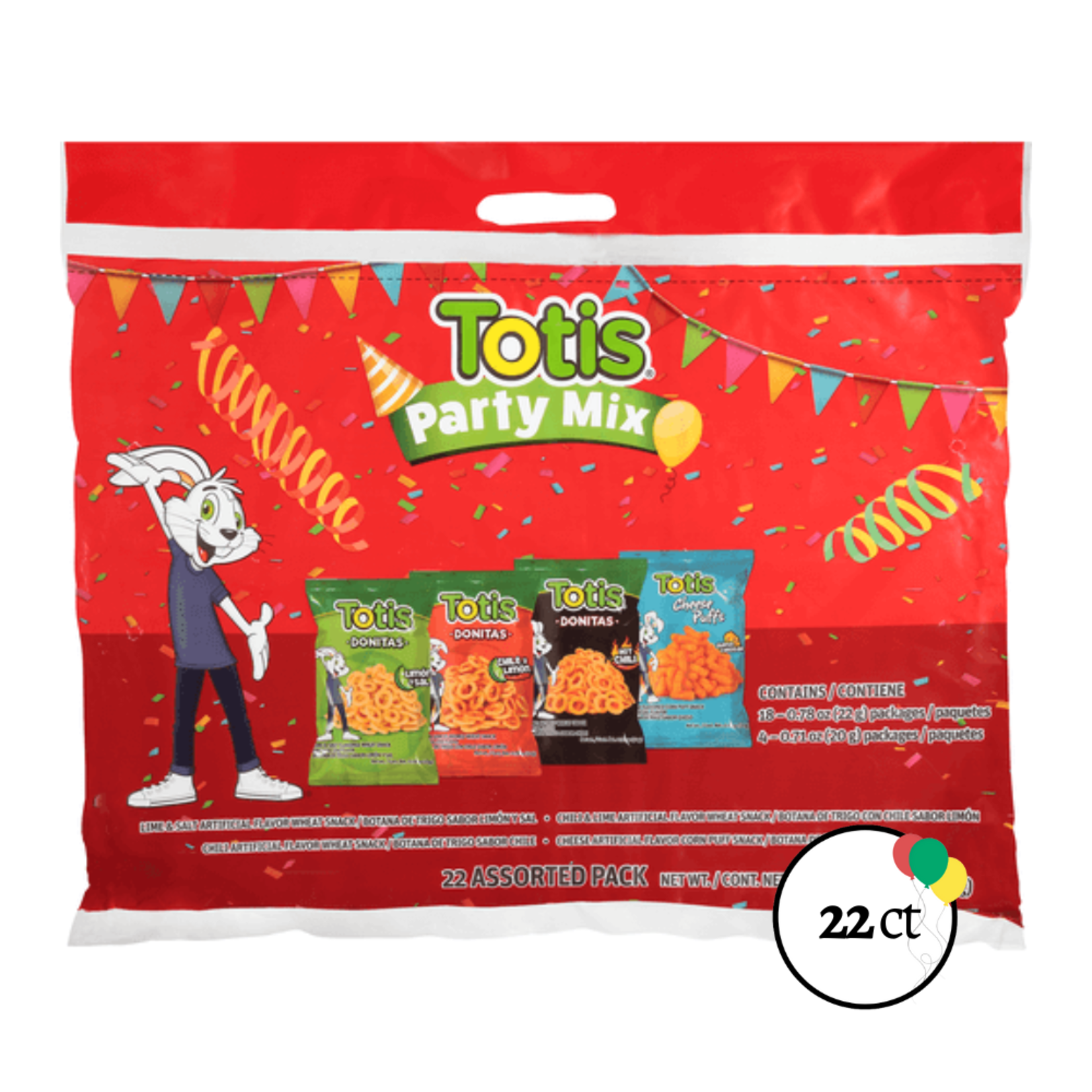 Totis Party Mix 22ct