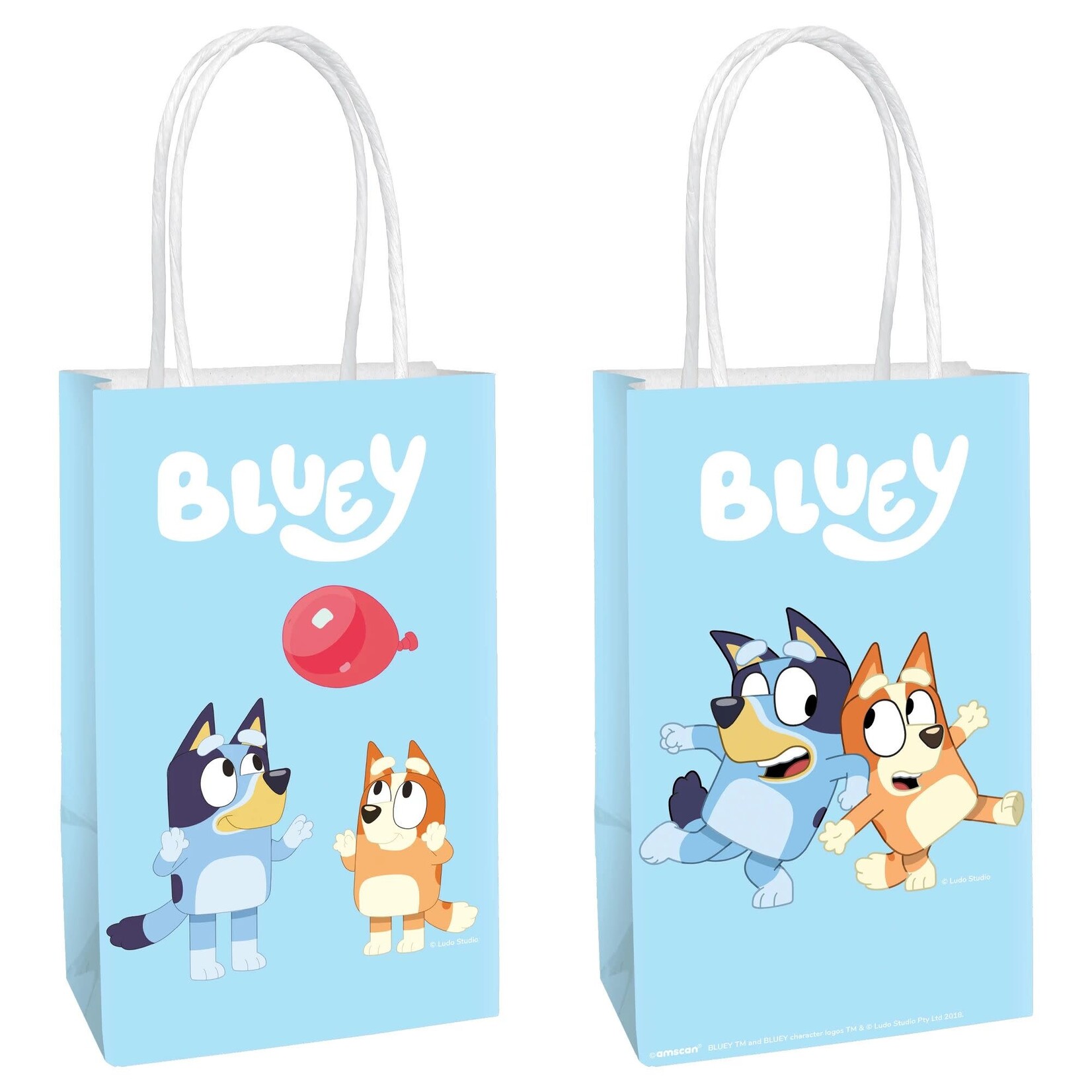 Bluey Kraft Bags 8ct