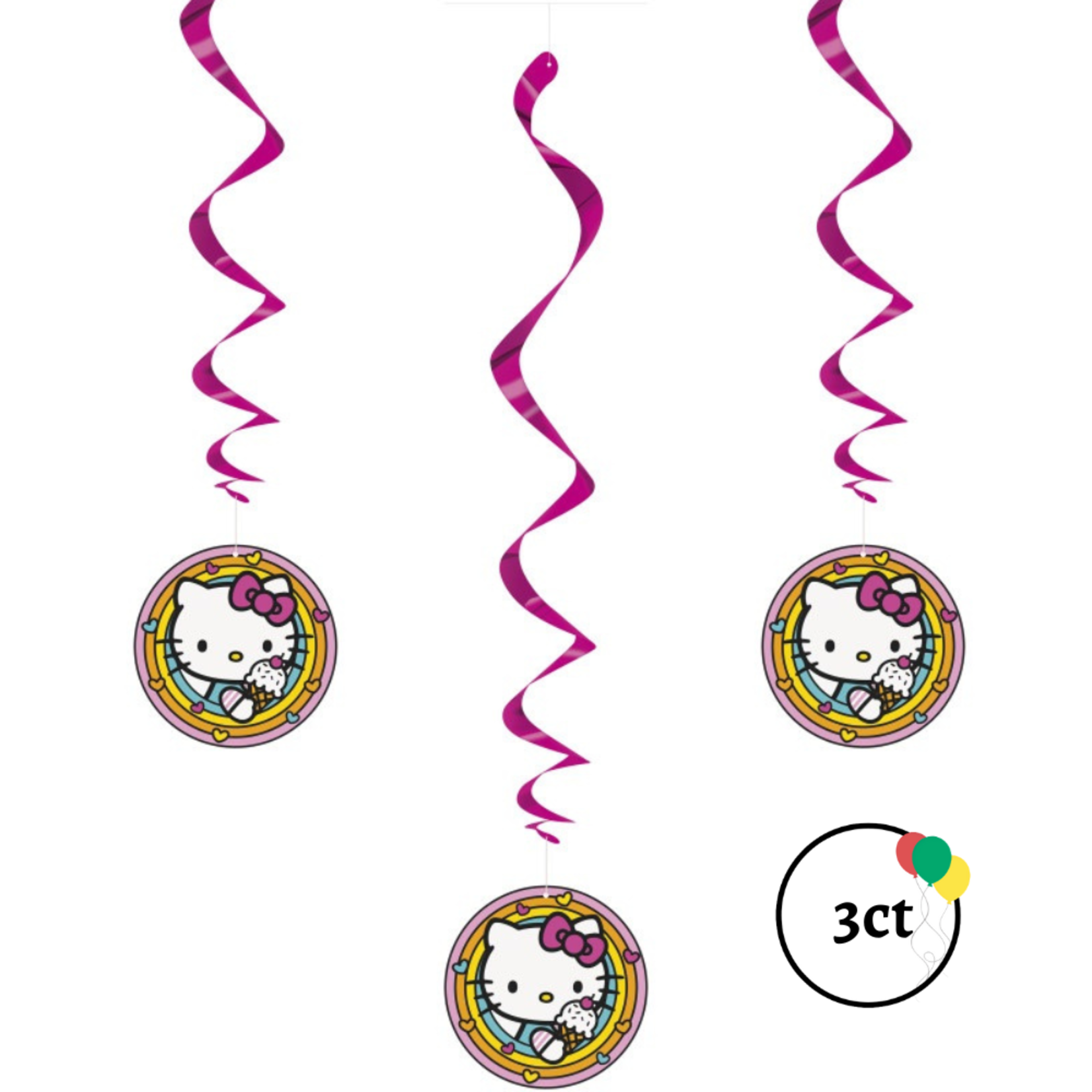 Unique Hello Kitty Hanging Decoration 3ct