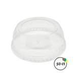 Wide Hole Dome Lid 12-24oz - 50ct