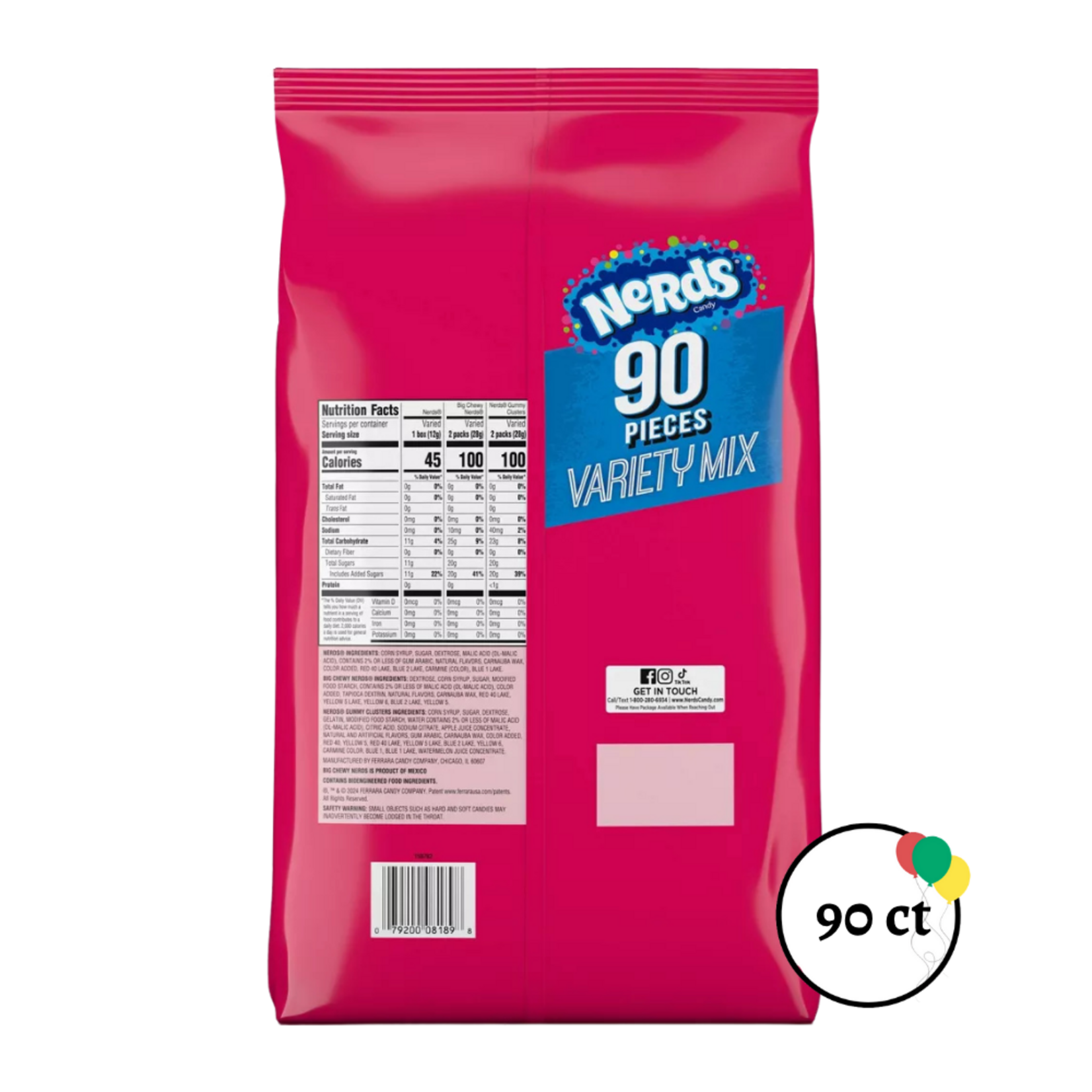 Nerds Variety Mix 90ct