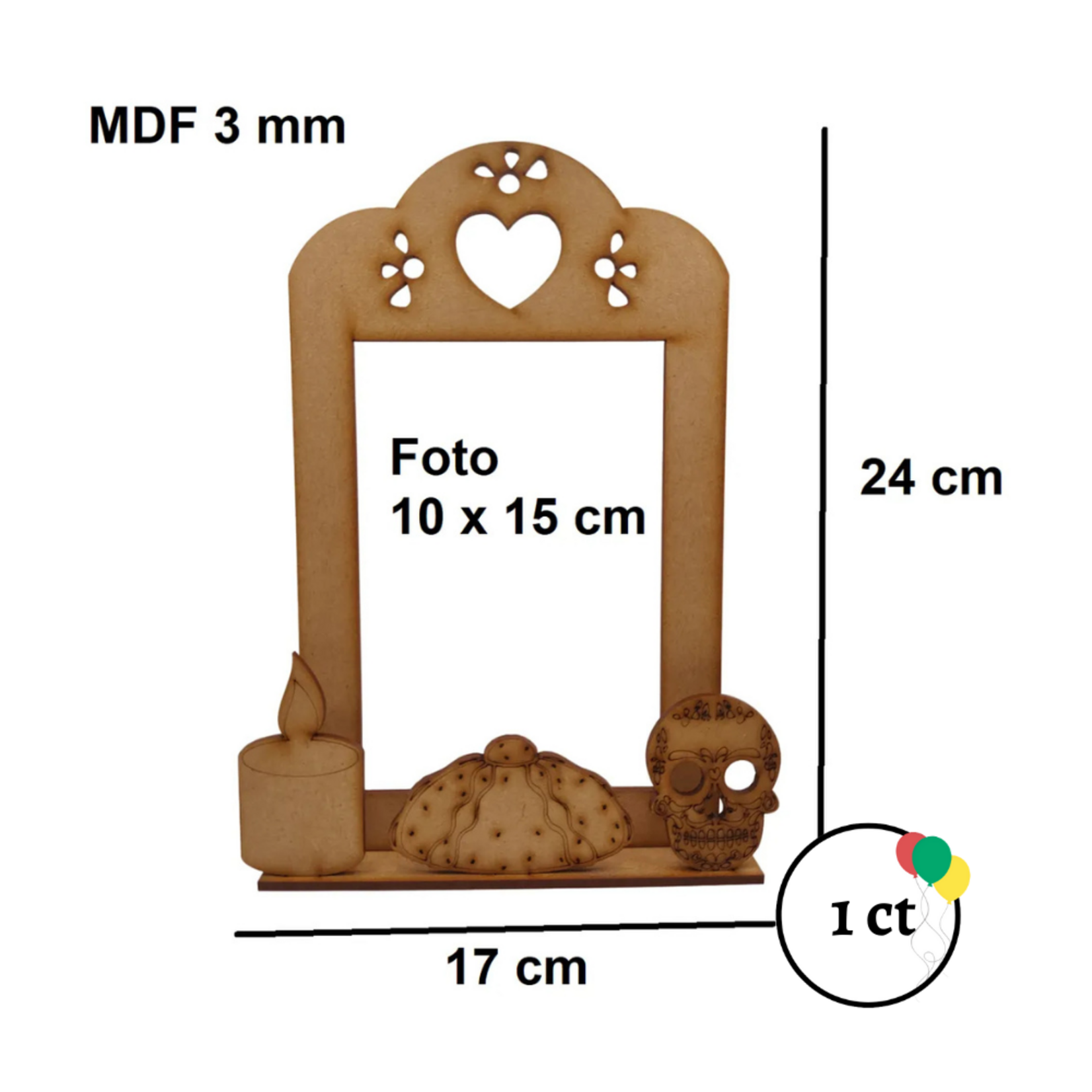 Porta Retrato 10x15cm Altar Dia De Muertos