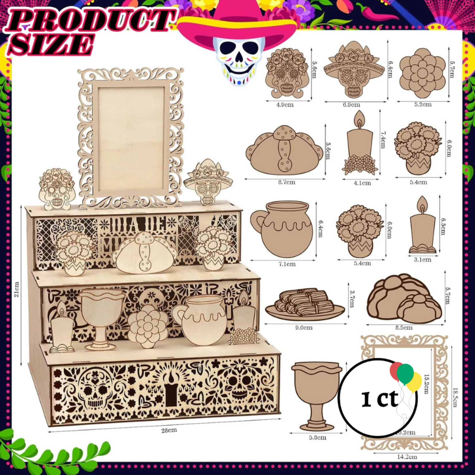 Dia De Los Muertos Ofrenda Altar Kit