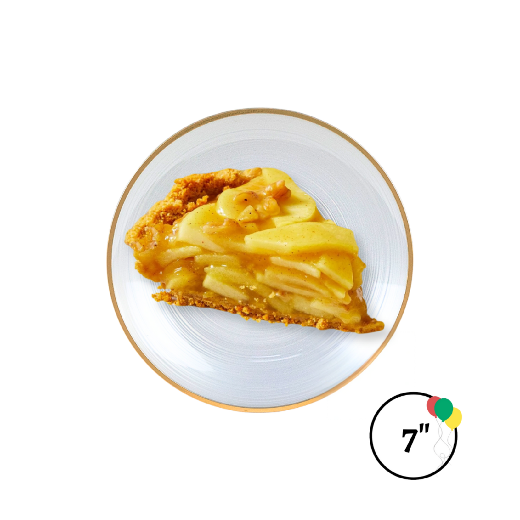 7" ROUND GOLD PLASTIC PLATE 10PCS